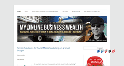 Desktop Screenshot of myonlinebusinesswealth.com